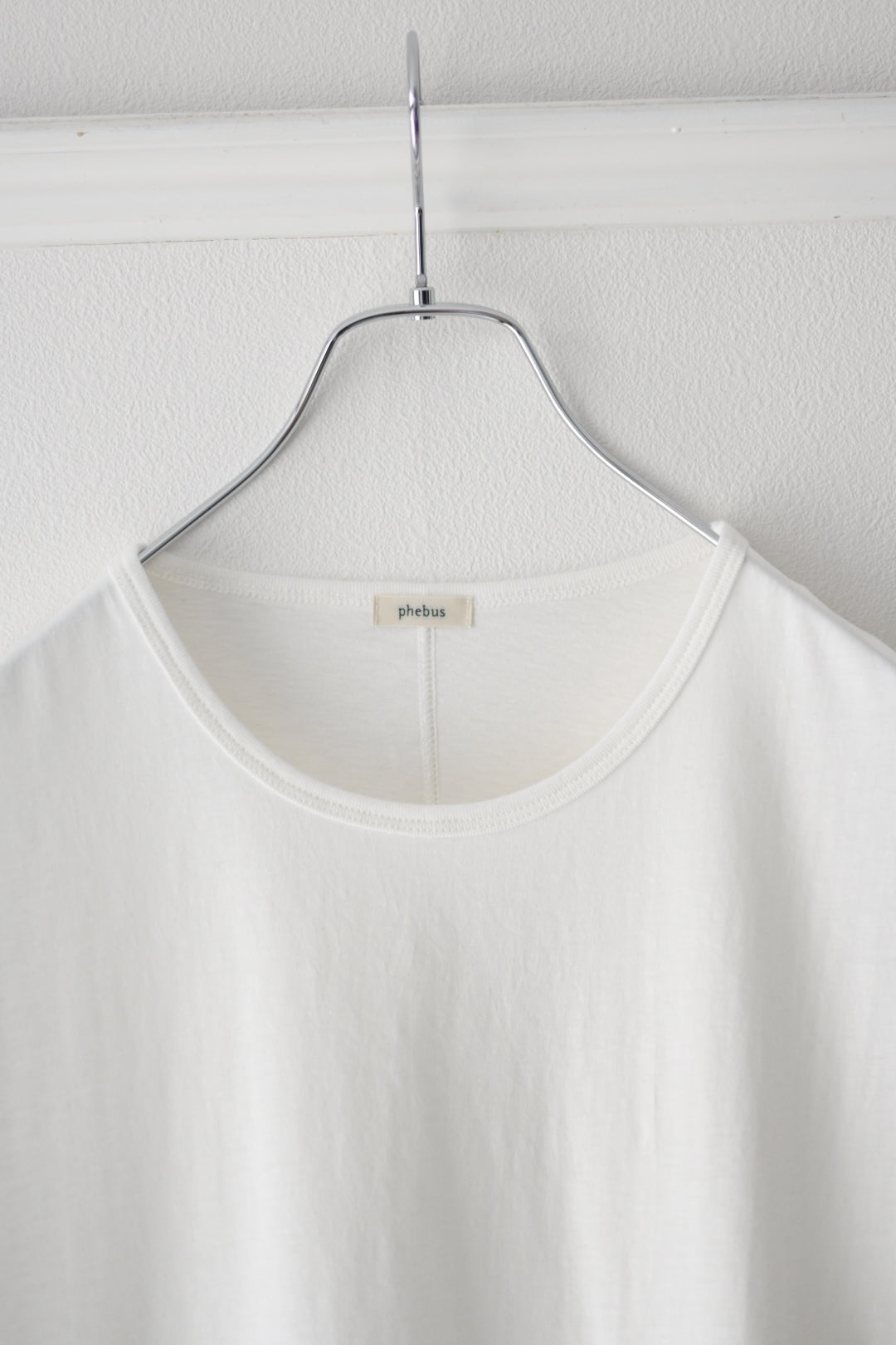 phebus (フィーバス) - COTTON JERSEY SLEEVELESS SHIRT [WHITE]