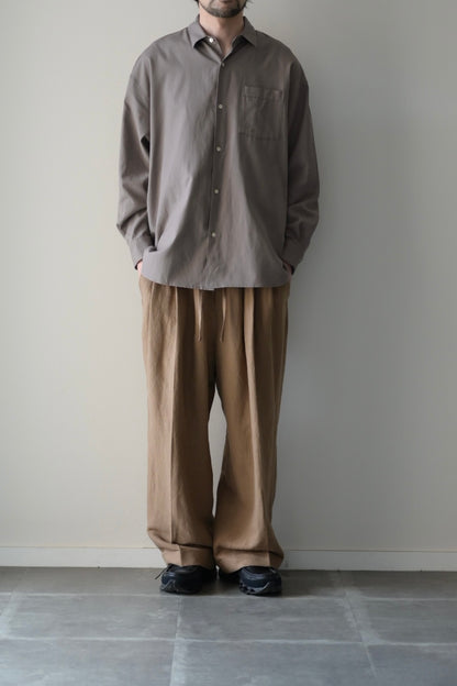 Blanc YM (ブランワイエム) - Soft Oxford Wide Shirts