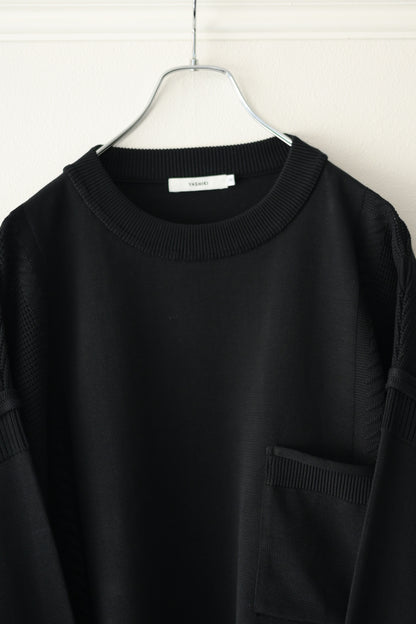 YASHIKI - Akiyo Knit [BLACK]