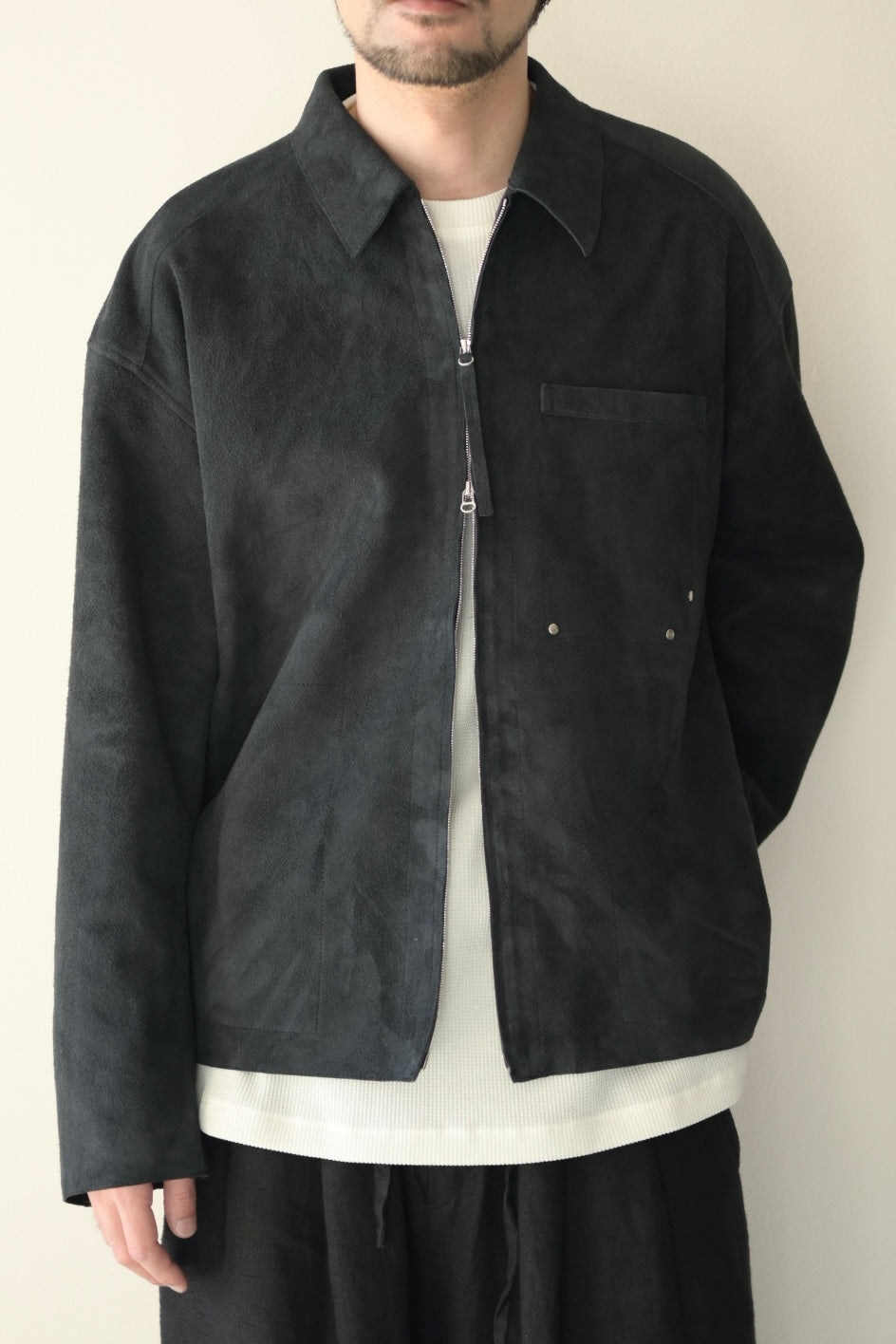 phebus - CASHMERE TOUCH SUEDE JACKET