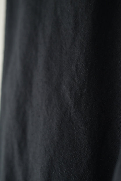 Blanc YM(ブランワイエム) - Linen Silk Wide Knee Tuck Pants