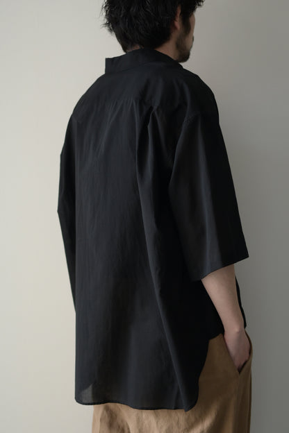 Blanc YM (ブランワイエム) - Supima Cotton Half Shirts [Black]