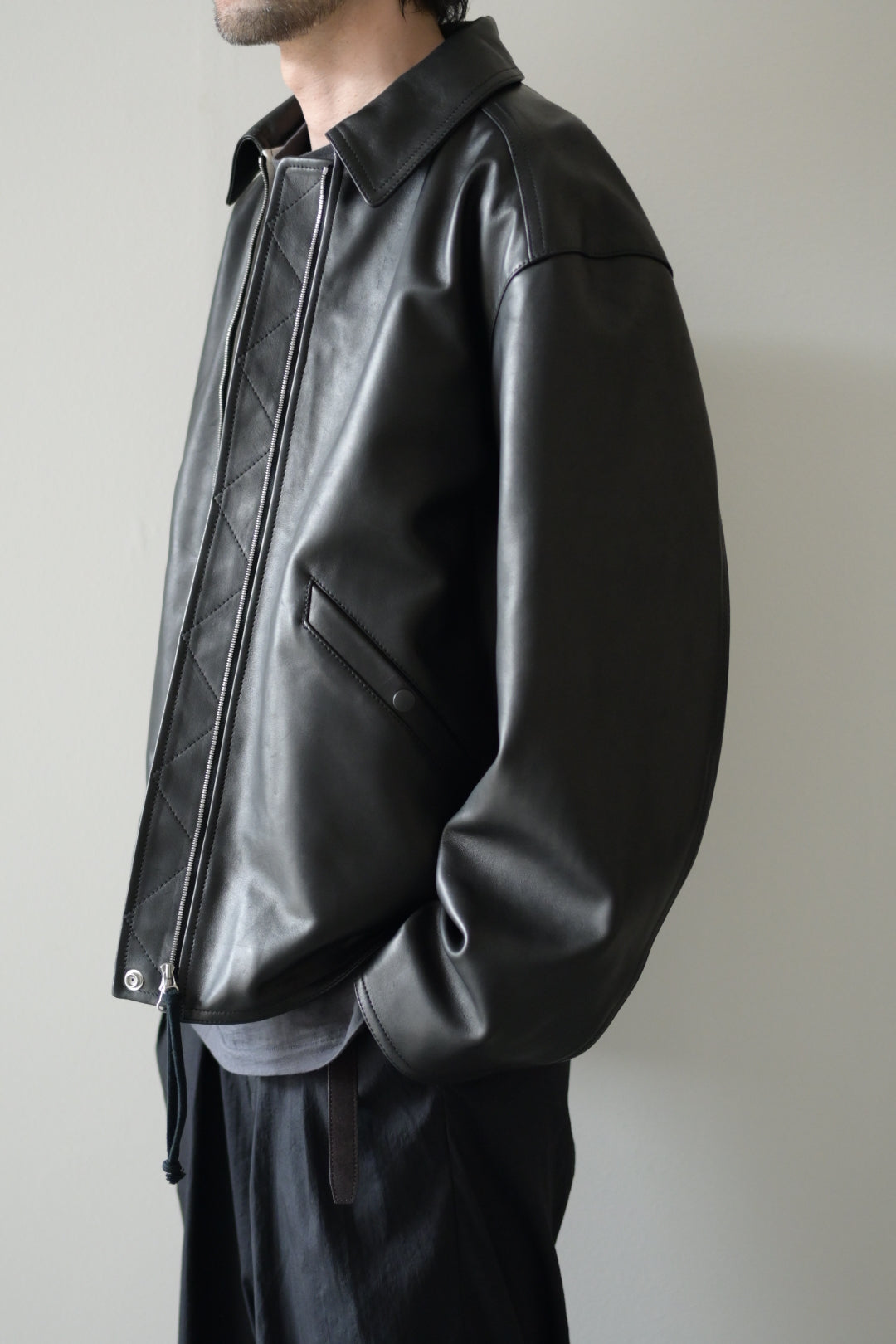 phebus - Sheep Leather Flight Jacket