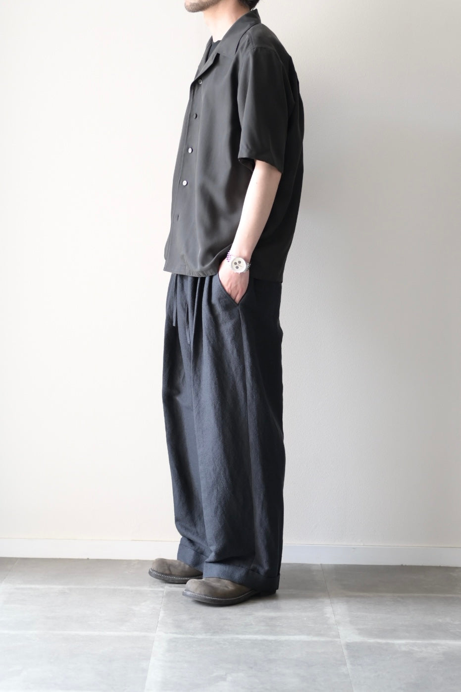 Yamauchi - Vintage Silk Gaba Short Sleeve Shirt