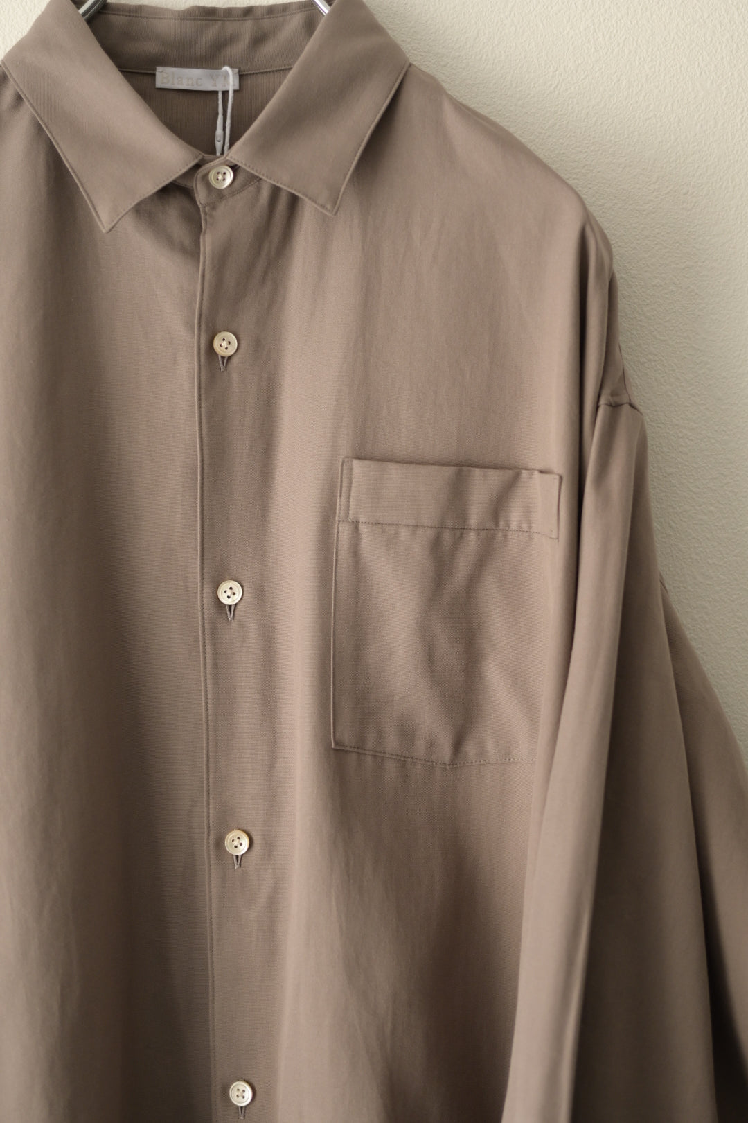 Blanc YM (ブランワイエム) - Soft Oxford Wide Shirts
