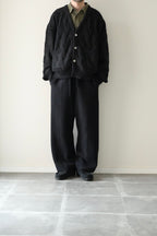 YASHIKI - Ochiba mohair Cardigan [BLACK]
