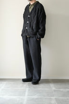 YASHIKI - Ochiba mohair Cardigan [BLACK]