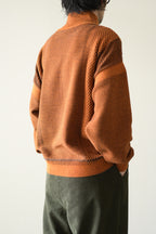 YASHIKI - Karita Half Zip Knit [ORANGE]