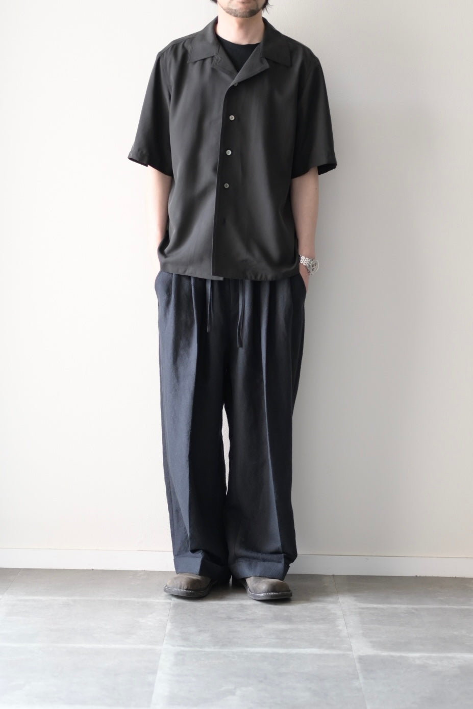 Yamauchi - Vintage Silk Gaba Short Sleeve Shirt