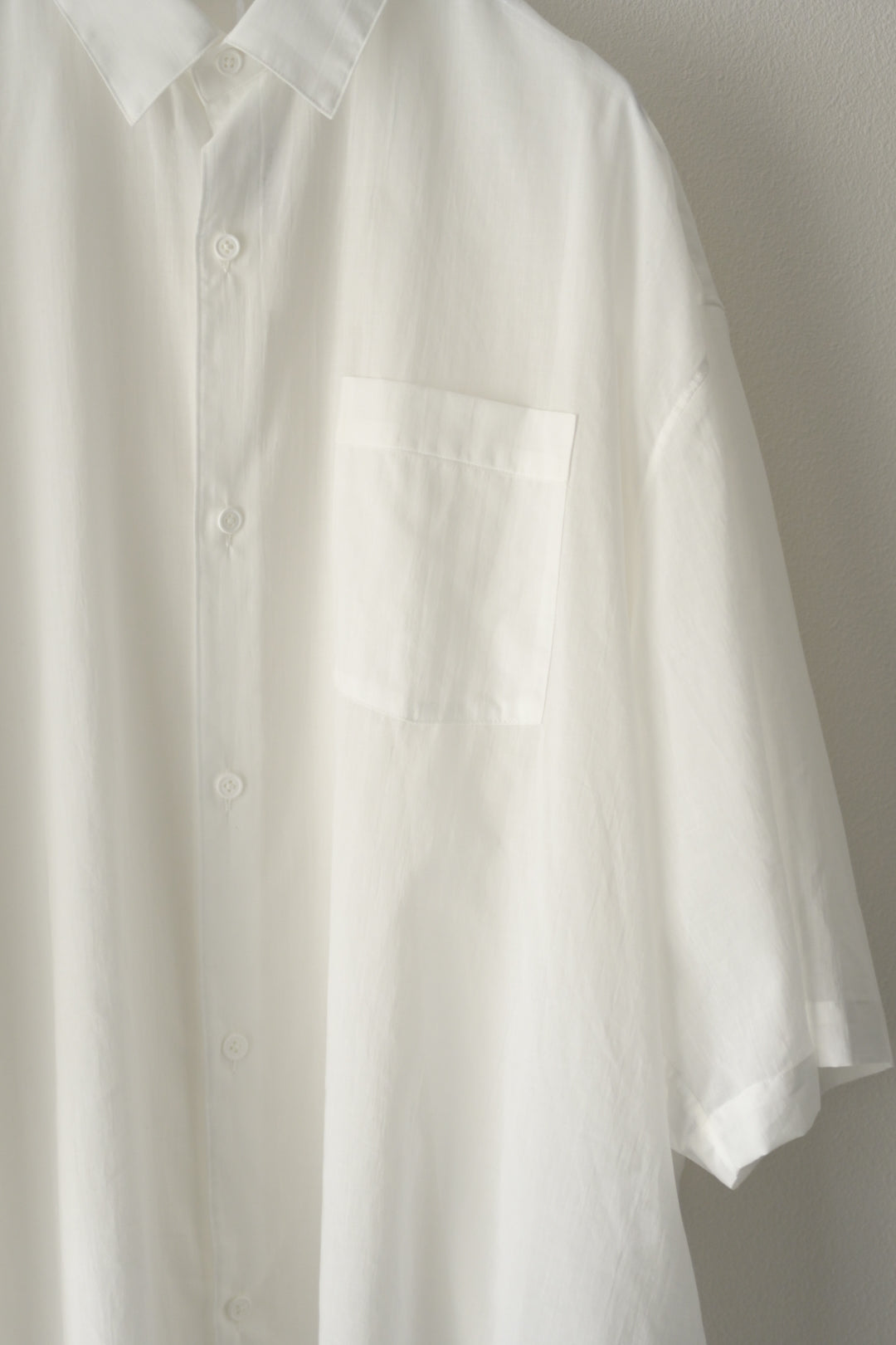 Blanc YM (ブランワイエム) - Supima Cotton Half Shirts [White]