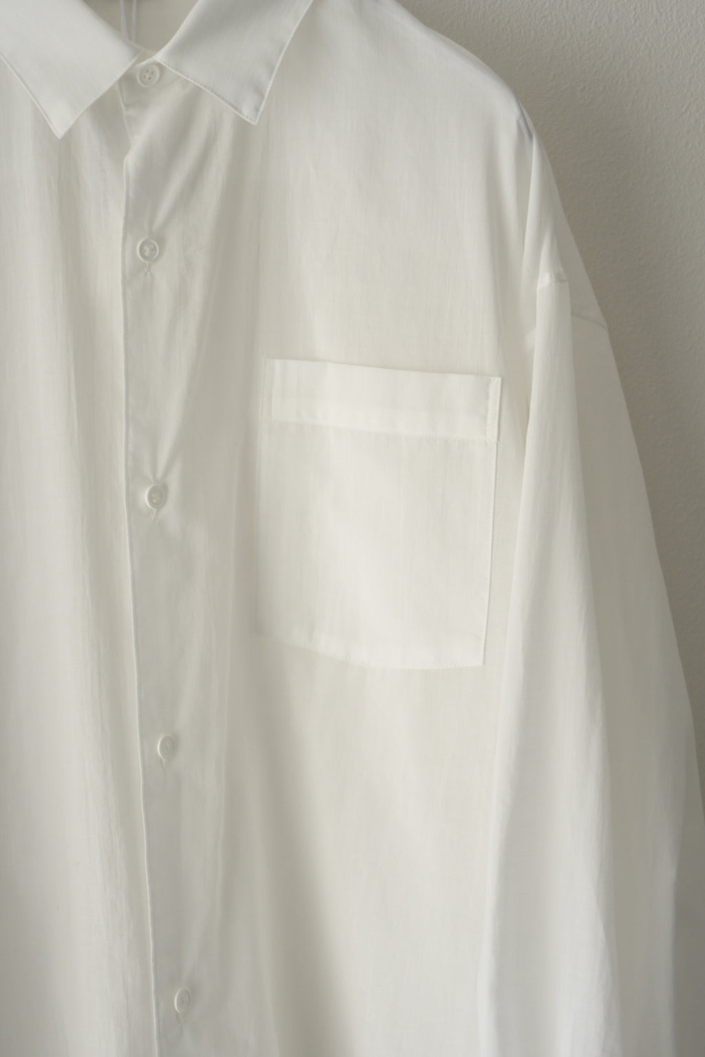 Blanc YM  - Superior Cotton Wide Shirts [White]
