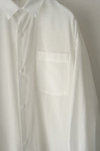Blanc YM  - Superior Cotton Wide Shirts [White]