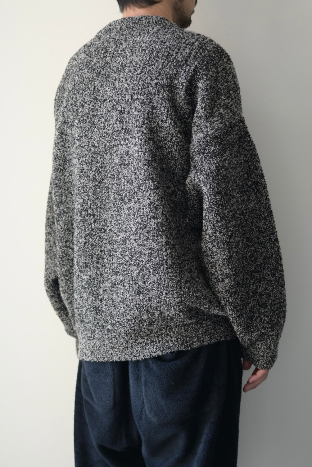 YASHIKI - Shusetsu Boucle Knit [MIX-GRAY]