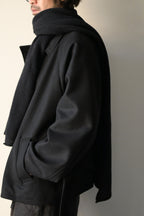 Blanc YM - Baby Alpaca Muffler [BLACK]