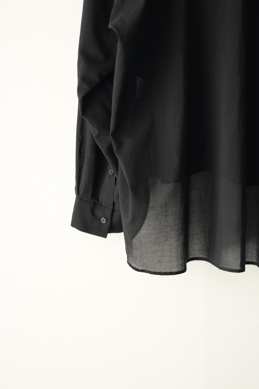 Blanc YM (ブランワイエム) - Superior Cotton Skipper Shirts [Black]