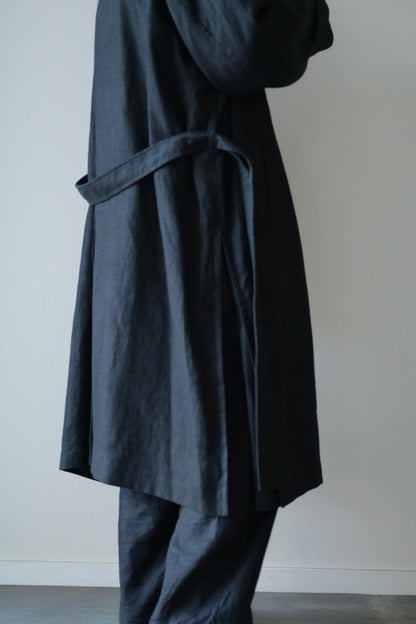 Blanc YM - HEMP OVERSIZE BALMACAN COAT