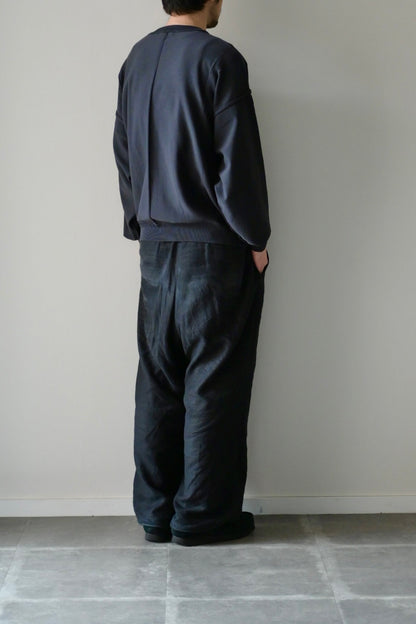 YASHIKI (ヤシキ) - Mebuki Knit [CHARCOAL]