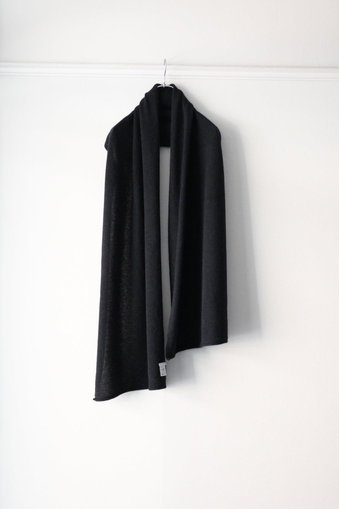 Blanc YM - Baby Alpaca Muffler [BLACK]