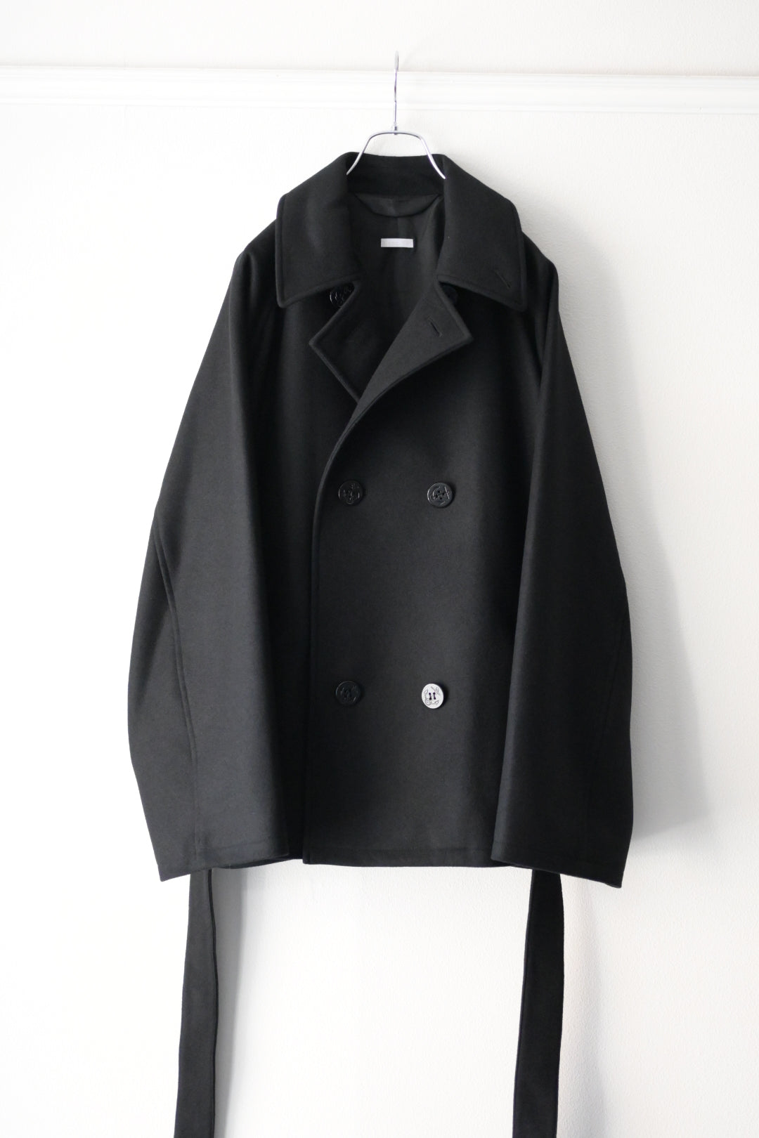 Blanc YM - Wool Raglan Pea Coat