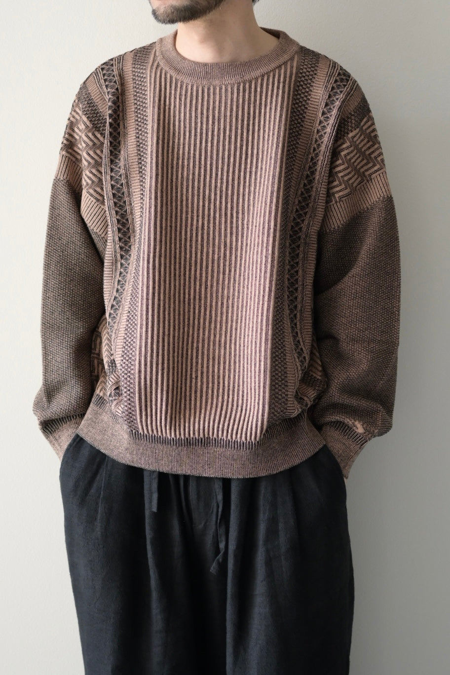 YASHIKI Yukishiro Knit [GREIGE] 通販 | ヤシキ ニット | turf