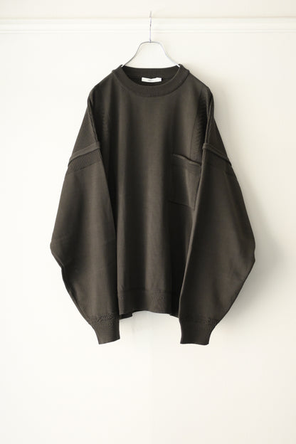 YASHIKI - Akiyo Knit [DARK-OLIVE]