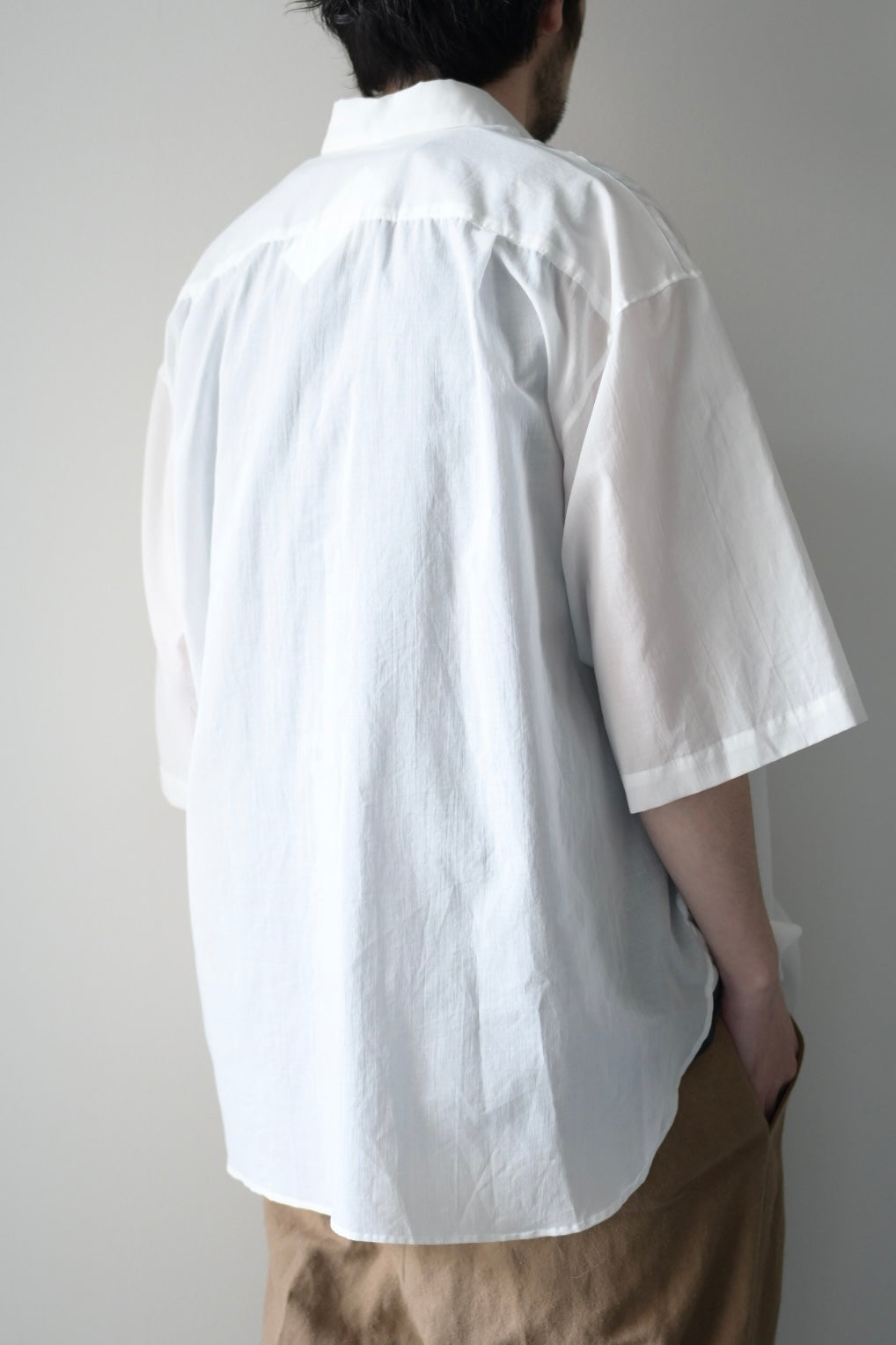Blanc YM (ブランワイエム) - Supima Cotton Half Shirts [White]