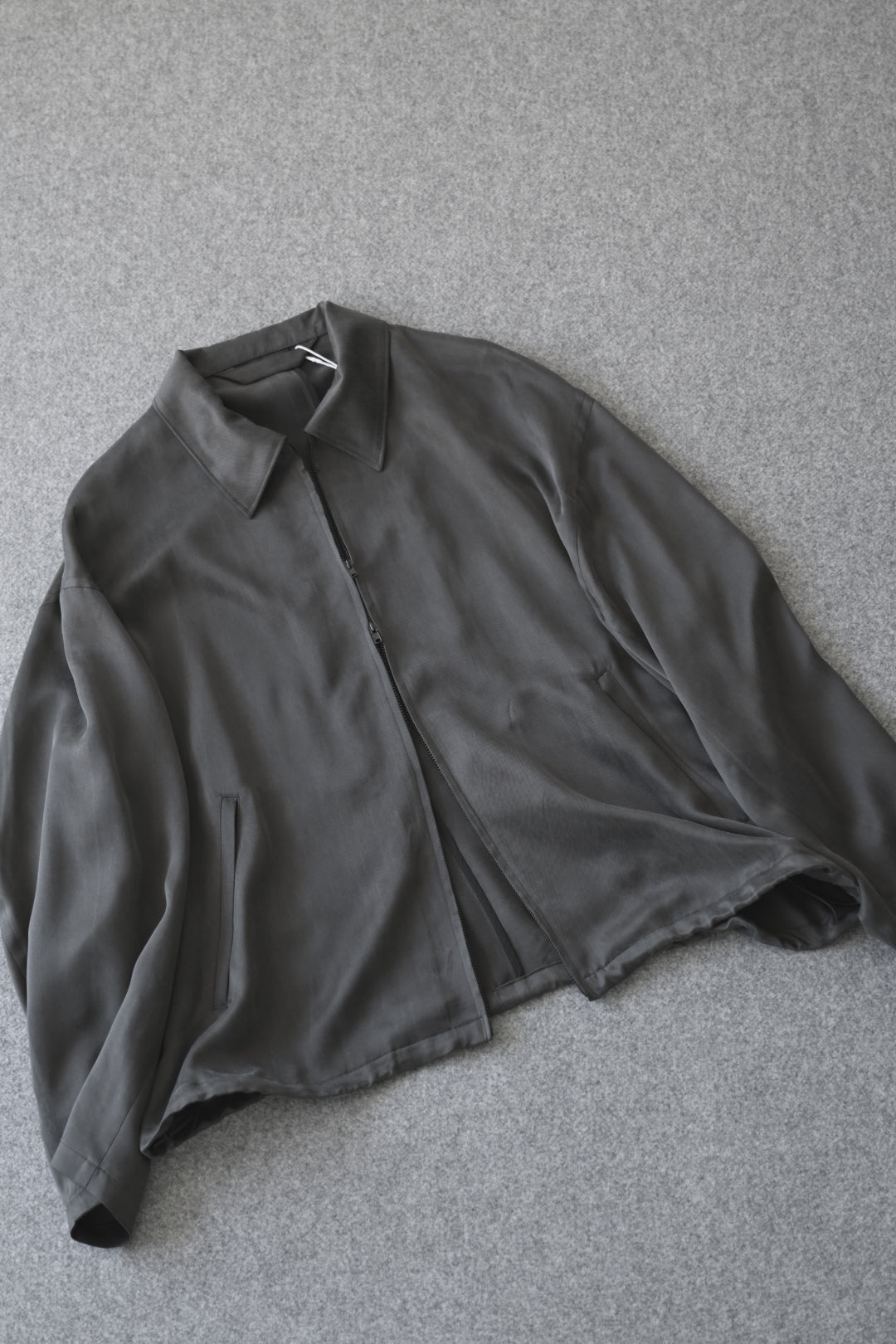 Blanc YM - Cupro Drizzer JKT