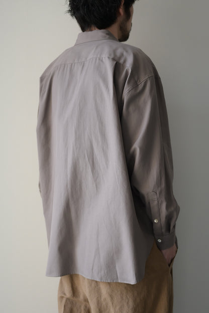 Blanc YM (ブランワイエム) - Soft Oxford Wide Shirts