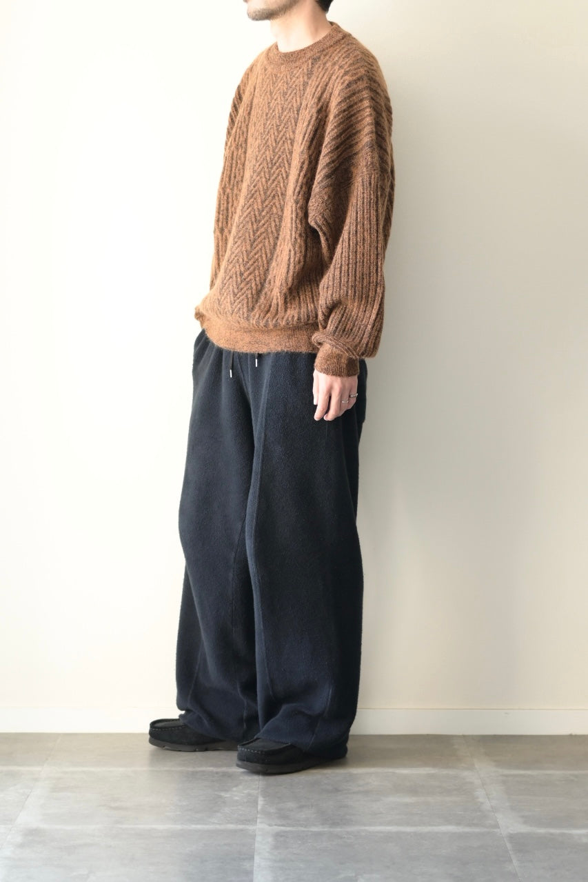 YASHIKI - Sekkei mohair Knit [ORANGE]