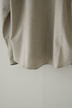 Yamauchi - Blue Fox x Yak x Wool Double Stitch Shirt