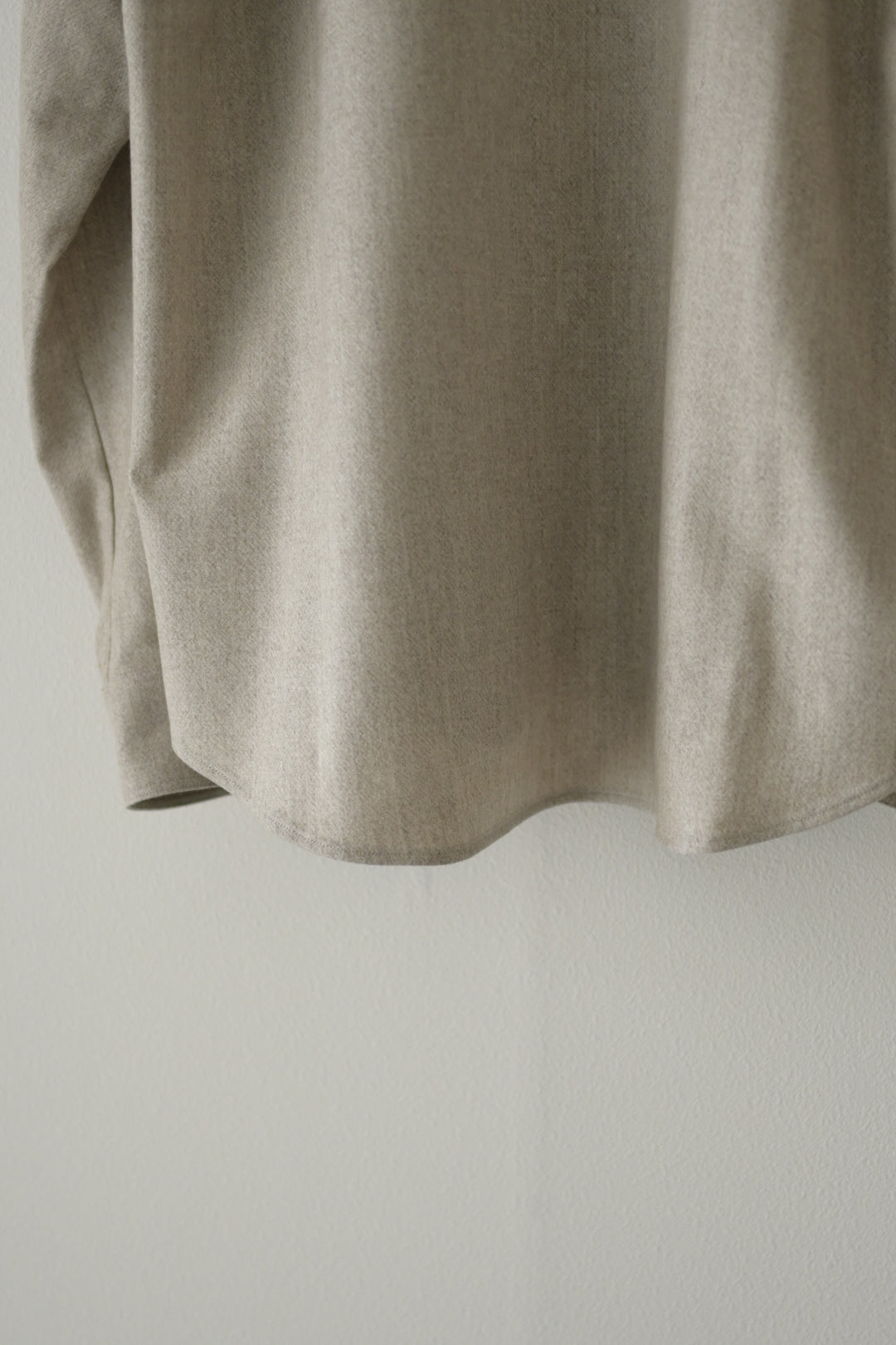 Yamauchi - Blue Fox x Yak x Wool Double Stitch Shirt