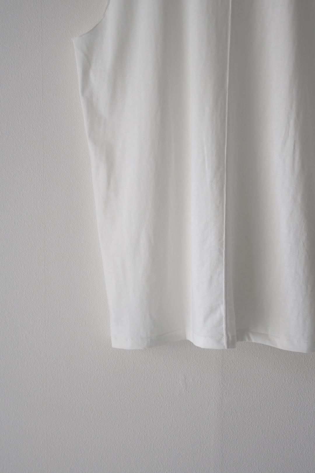 phebus (フィーバス) - COTTON JERSEY SLEEVELESS SHIRT [WHITE]