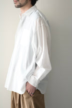 Blanc YM  - Superior Cotton Wide Shirts [White]