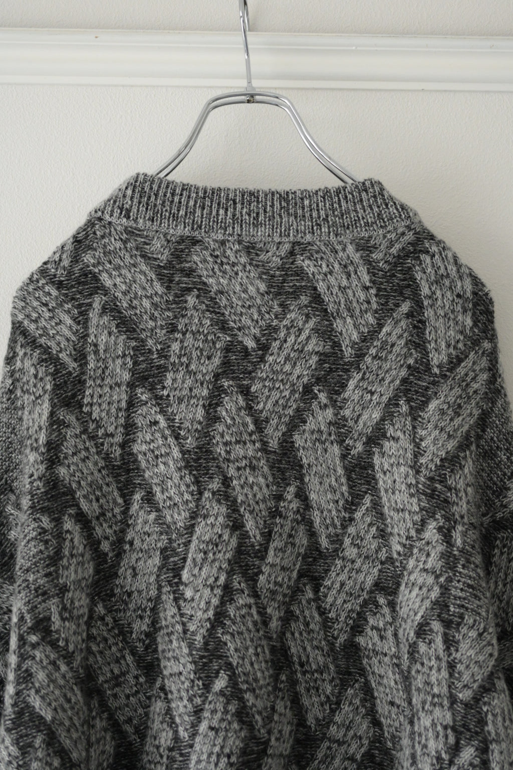 YASHIKI - Ochiba mohair Knit [MIX-GRAY]