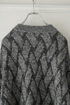 YASHIKI - Ochiba mohair Knit [MIX-GRAY]