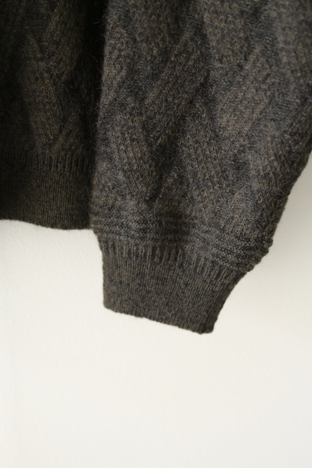 YASHIKI - Ochiba mohair Knit [OLIVE]