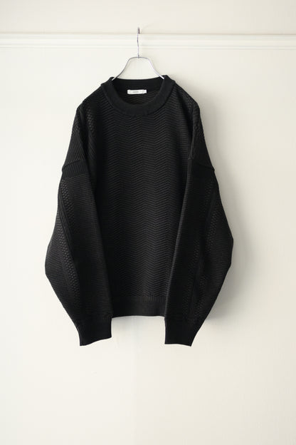 YASHIKI - Yunagi Knit [BLACK]