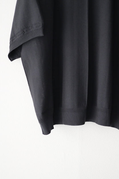 YASHIKI (ヤシキ) - Mebuki S/S Knit [CHARCOAL]