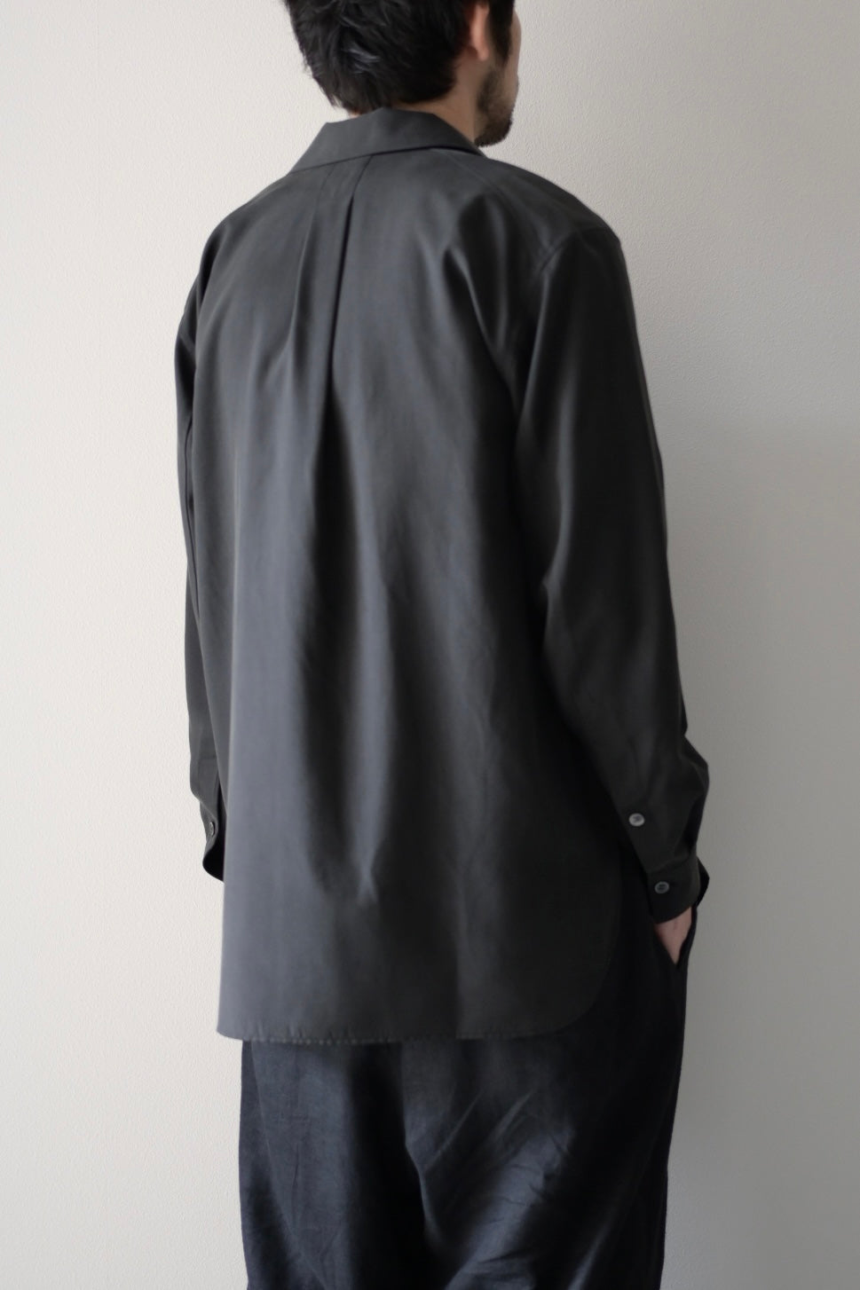 Yamauchi - Vintage Silk Gaba Double Open Collar Shirt
