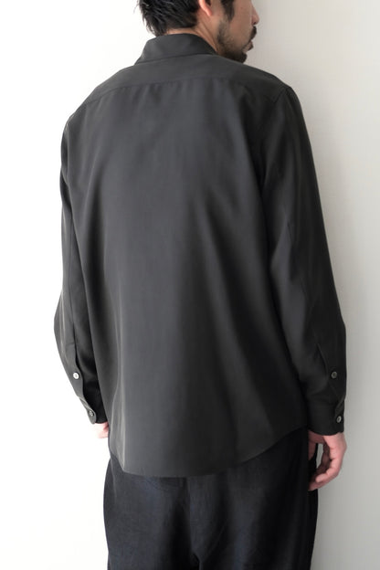 山内 - ビンテージシルクギャバ・スタンダードシャツ