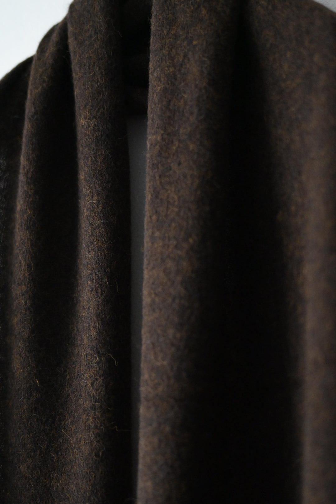 Blanc YM - Baby Alpaca Muffler [DEEP BROWN]