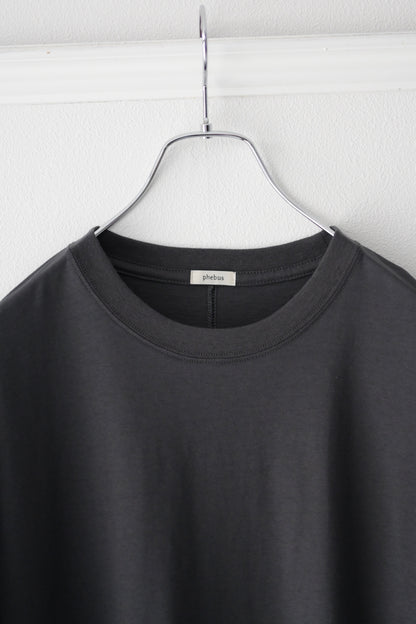 phebus (フィーバス) - COTTON JERSEY T-SHIRT [CHARCOAL]