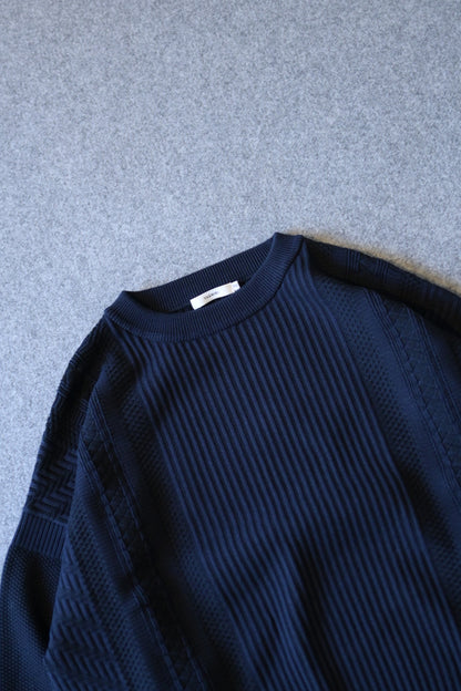 YASHIKI - Yukishiro Knit [DARK NAVY]