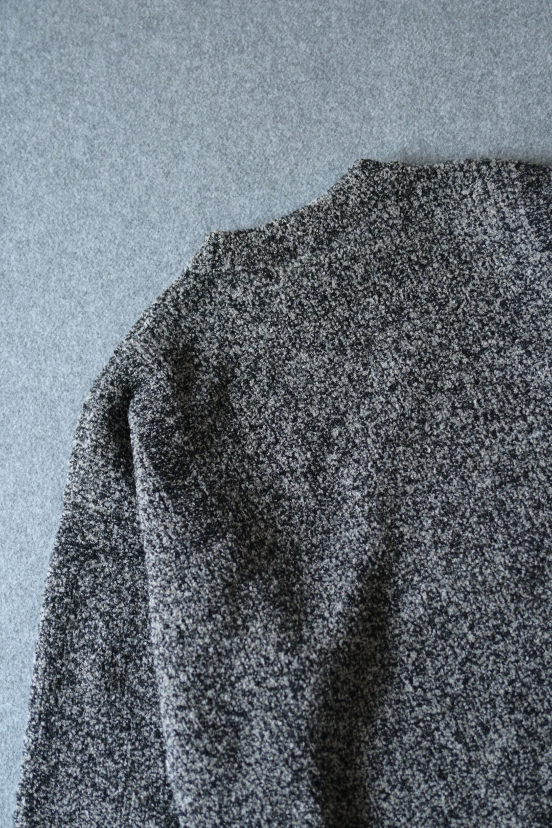 YASHIKI - Shusetsu Boucle Knit [MIX-GRAY]