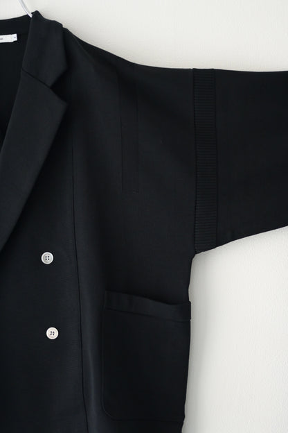 YASHIKI (ヤシキ) - Seion Short Double Jacket [BLACK]