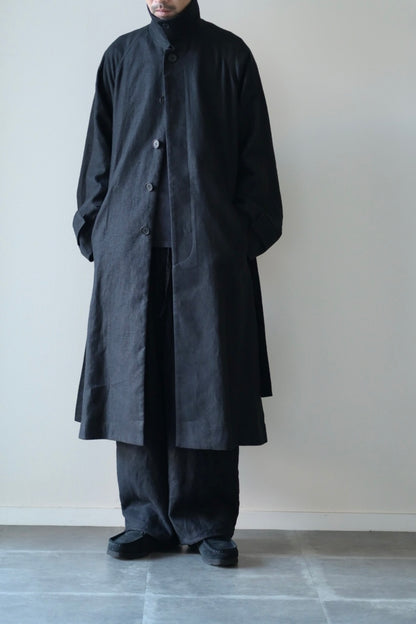 Blanc YM - HEMP OVERSIZE BALMACAN COAT