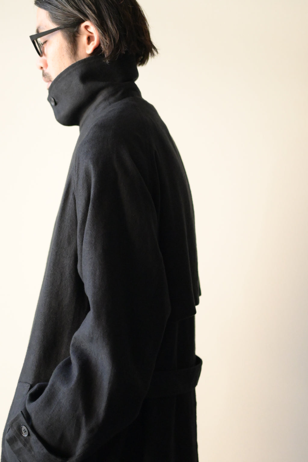 Blanc YM - Hemp Oversize Coat