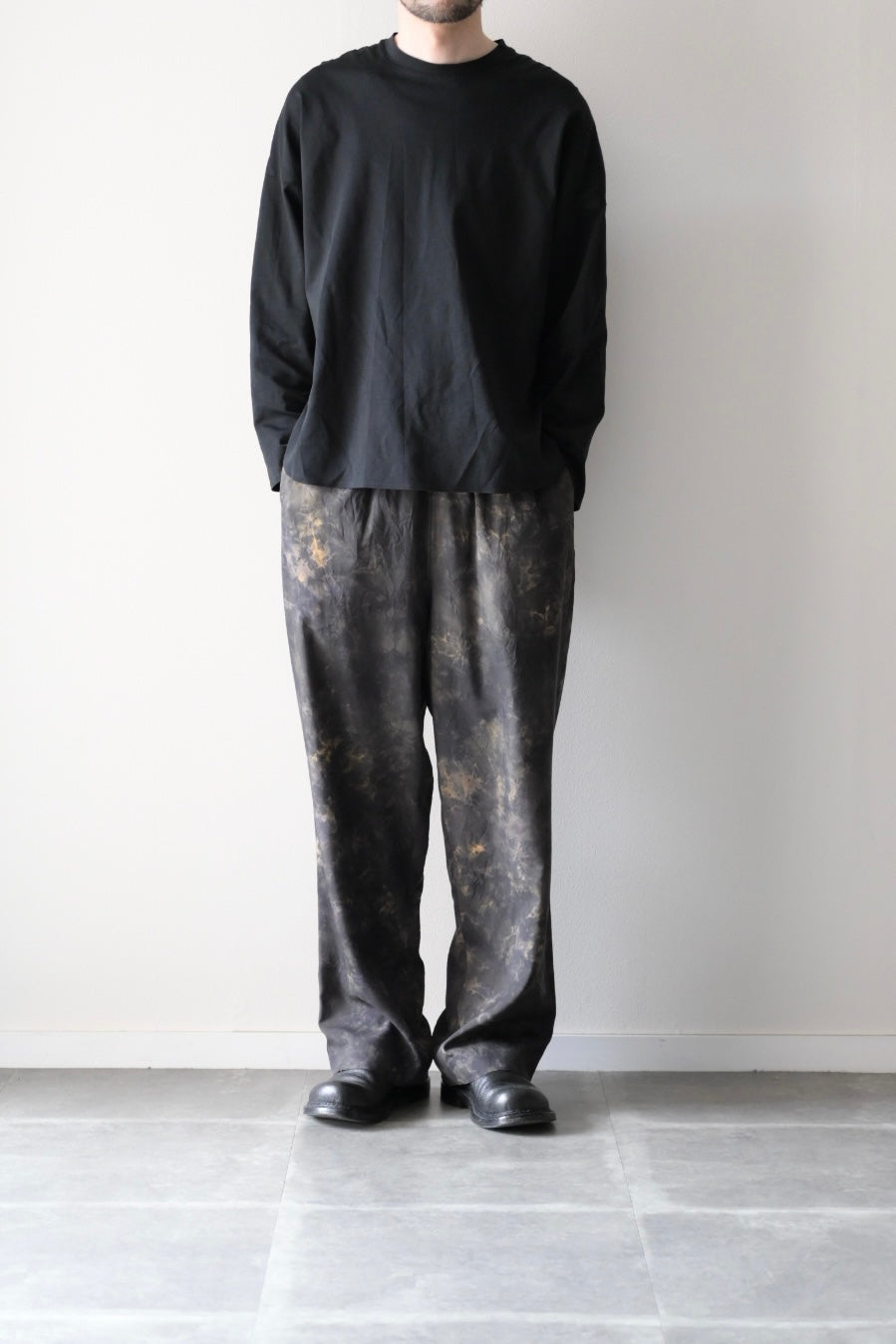 Yamauchi - Arimatsu Squeezed Vintage Silk Gaba Pajama Pants