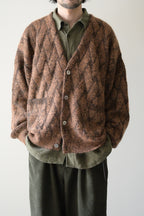 YASHIKI - Ochiba mohair Cardigan [ORANGE]