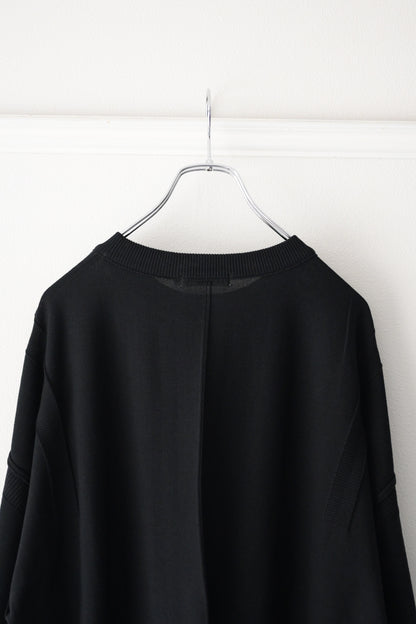 YASHIKI (ヤシキ) - Mebuki S/S Knit [BLACK]